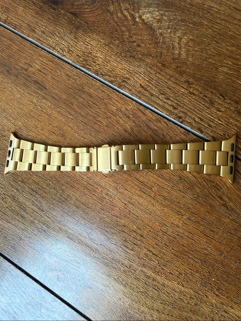 Apple Gold Stainless Steel Link Watch Band for Women